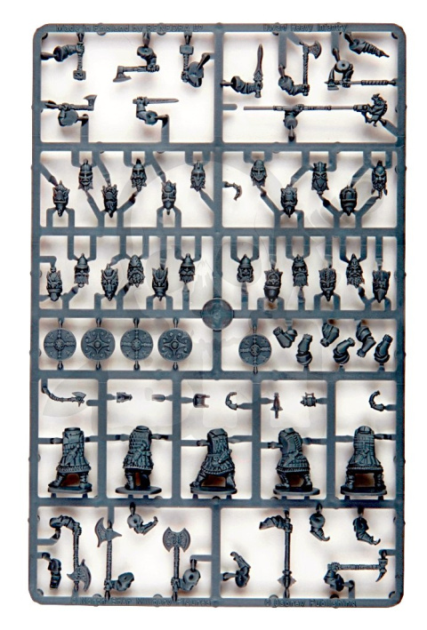 Dwarf Heavy Infantry - krasnoludy - 5 szt.