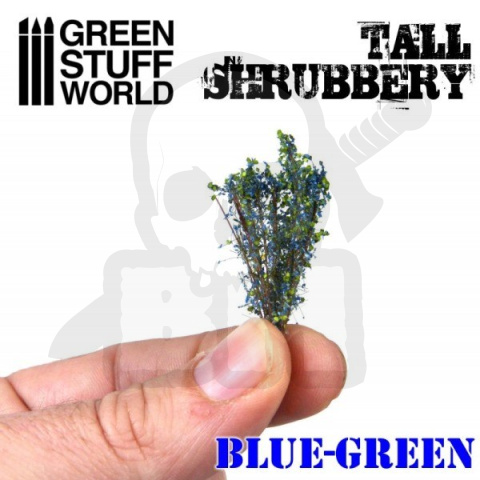 Tall Shrubbery - Blue Green - wysokie krzewy