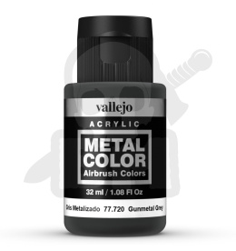 Vallejo 77720 Metal Color 32 ml Gunmetal Grey