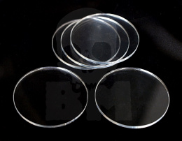 Acrylic Bases - Round 60 mm CLEAR x5