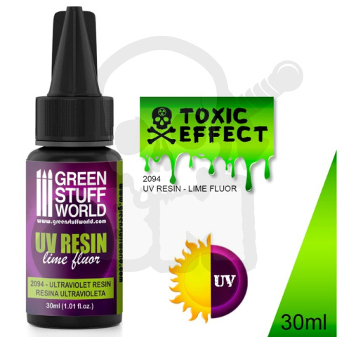 Ultraviolet Resin - Fluor Lime - żywica 30ml