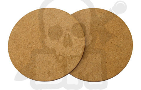 HDF MDF Bases 100 mm okrągłe podstawki pod figurki 2 szt.