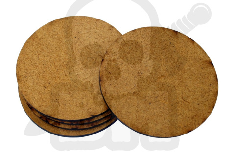 HDF MDF Bases 80 mm okrągłe podstawki pod figurki 5 szt.