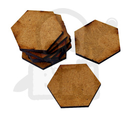HDF Bases - Hexagonal 35 mm x10