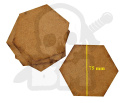 HDF MDF Bases - Hexagonal 75 mm heksagonalne podstawki pod figurki 5 szt.
