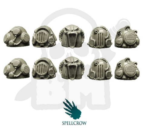 Kosmiczni Rycerze naramienniki 10 szt. Space Knights Sonic/Steam Shoulder Pads