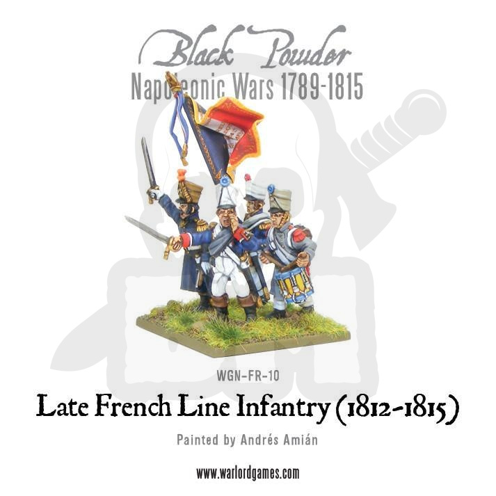 Late French Line Infantry (1812-1815) - 28 pcs