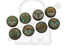 Dwarf Bases, 32mm Round (4) podstawka okrągła podstawki okrągłe