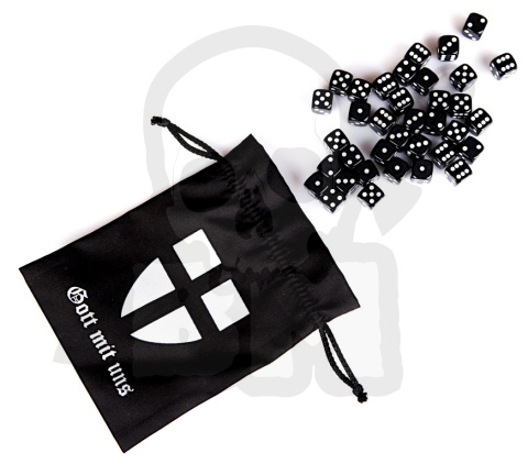 Sakiewka na kości Teutonic 15x12cm mieszek bawełniany