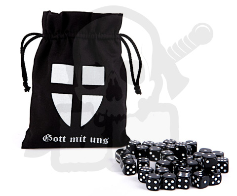 Sakiewka na kości Teutonic 15x12cm mieszek bawełniany