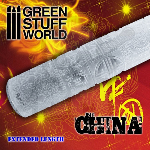 Chinese Rolling Pin wałek do odciskania tekstur chiński