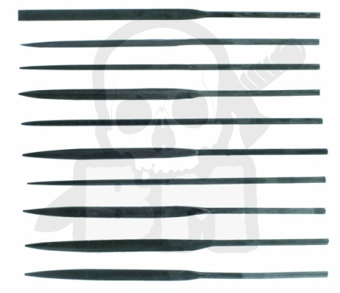 Vallejo T03001 Pilniki iglaki 10 szt. zestaw pilników