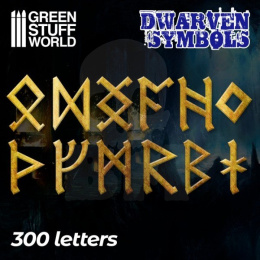 Dwarven Runes and Symbols - 300 letters
