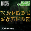 Elven Runes and Symbols - 300 letters - runy elfów