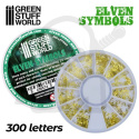 Elven Runes and Symbols - 300 letters - runy elfów