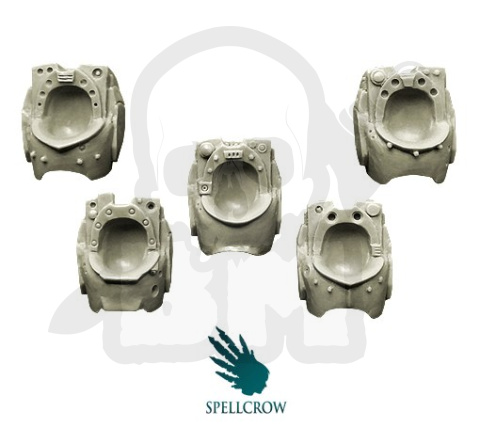 Torsy 5 szt. Space Knights Heavy Torsos Space Marines