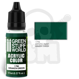 Acrylic Color Paint - Kraken Green farba akrylowa 17ml