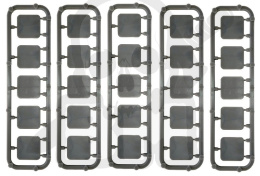 Podstawki pod figurki 20x20 mm 25 szt. bases 20mm