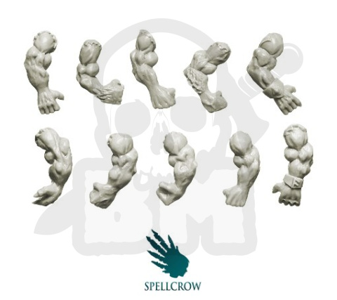 Ręce Wilczych Rycerzy Wilków 10 szt. Space Marines WH40K Feral Wolves Space Knights Hands