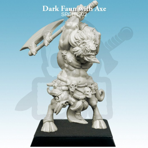 Umbra Turris Dark Faun with Axe - potwór mutant
