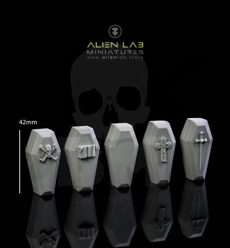 Coffins - trumny 5 szt.