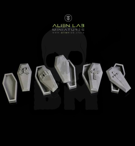 Coffins - trumny 5 szt.