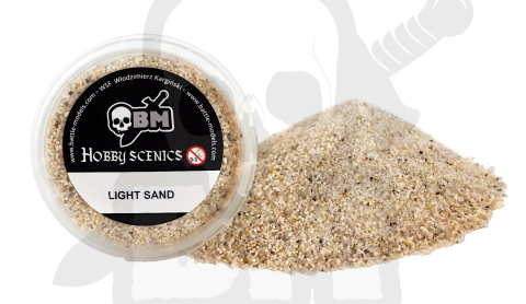 Posypka jasny piasek 0,4-1,4 mm do makiet - 155 ml