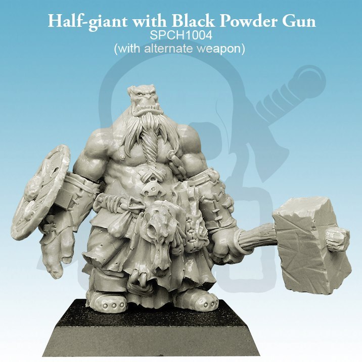 Umbra Turris Half-giant with Black Powder Gun