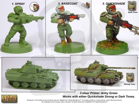 Army Painter Primer Army Green podkład spray