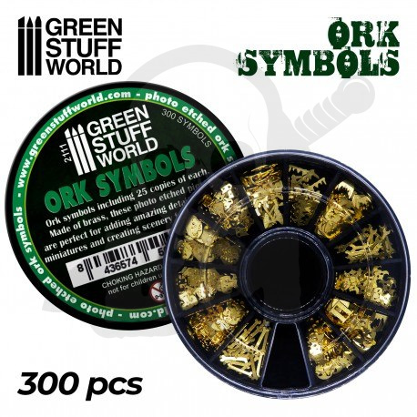 Ork Runes and Symbols - 300 letters - runy i znaki orków