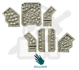 Płyty z Czaszkami Męczenników dla Lekkich Pojazdów 1 kpl. Skull Ornaments for Light Vehicles