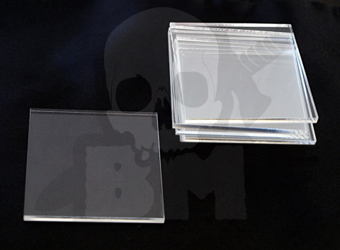 Acrylic Bases - Square 50 mm CLEAR x50