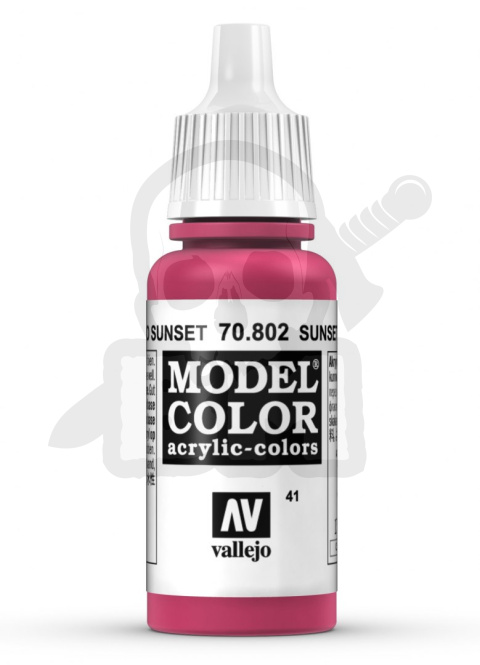 Vallejo 70802 Model Color 17 ml Sunset Red