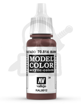 Vallejo 70814 Model Color 17 ml Burnt Red