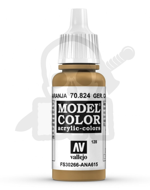 Vallejo 70824 Model Color 17 ml German Cam. Orange Ochre