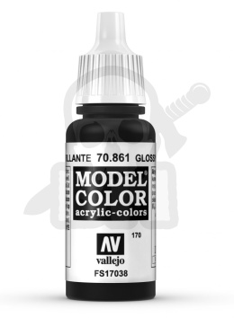 Vallejo 70861 Model Color 17 ml Glossy Black