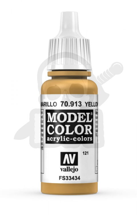 Vallejo 70913 Model Color 17 ml Yellow Ochre