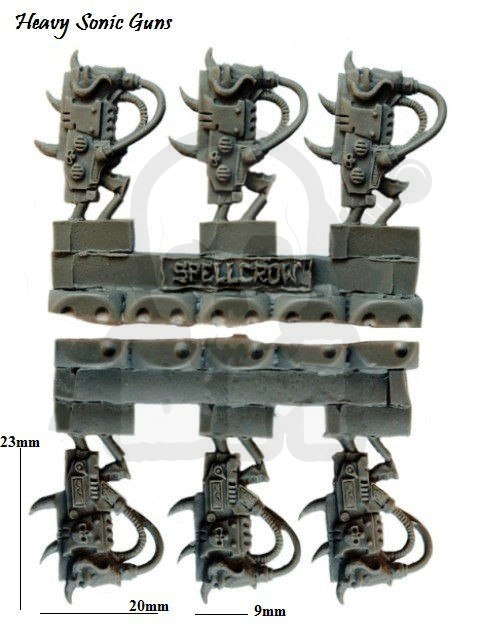 Ciężki karabin soniczny SF Heavy Sonic Gun Guns 3 szt.