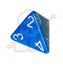 Kość RPG K4 kostka do gry niebieska