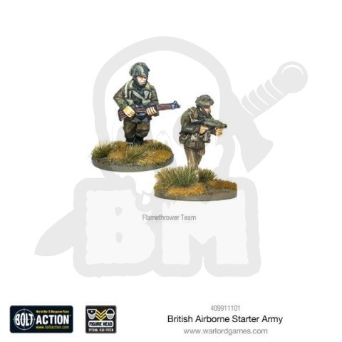 BOLT ACTION British Airborne Flamethrower team