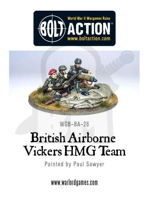 BOLT ACTION British Airborne Vickers MMG Team