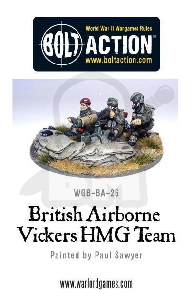 BOLT ACTION British Airborne Vickers MMG Team