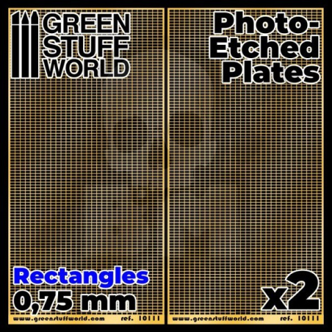 Fototrawione płyty - średnie prostokąty