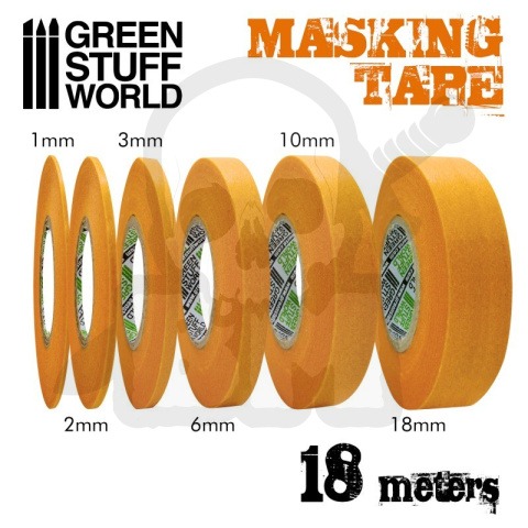 Green Stuff Masking Tape 6mm taśma maskująca 18m