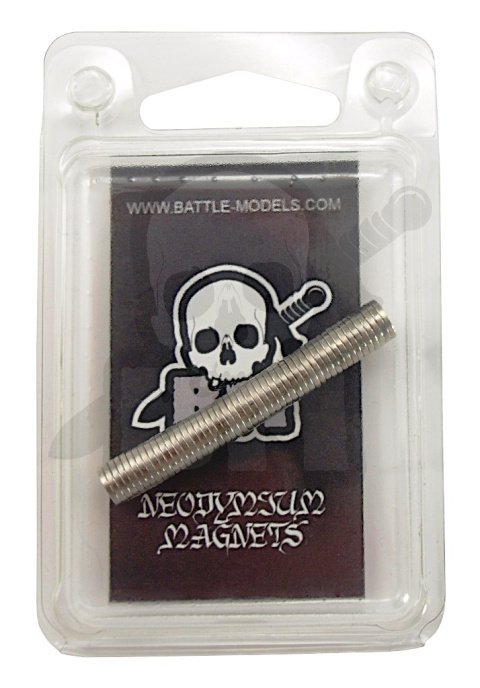 Magnesy neodymowe 7x1mm N38 50 szt.