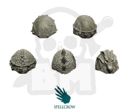 Rycerze Salamandry / Smoki ciężkie naramienniki 5 szt. Salamanders / Dragons Knights Shoulder Pads