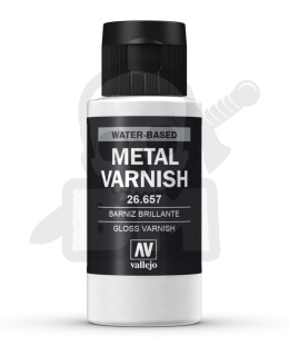 Vallejo 26657 Gloss Metal Varnish 60 ml