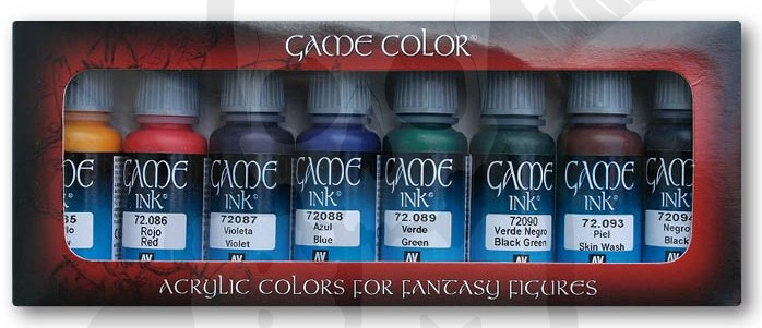 Vallejo 72296 Zestaw Game Color 8 farb Game Inks