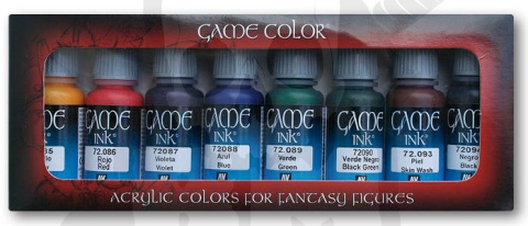Vallejo 72296 Zestaw Game Color 8 farb Game Inks