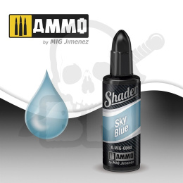 Ammo Mig 0860 Farba cieniująca Sky Blue Shader